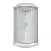 Душевая кабина Niagara Light L90/17 90х90, Хром матовый, Стекло прозрачное, Четверть круга, Акрил