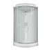 Душевая кабина Niagara Light L90/17 90х90, Хром матовый, Стекло прозрачное, Четверть круга, Акрил