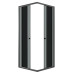 Душевое ограждение Niagara Eco NG-1008-14QT 80х80, Черный матовый, Раздвижные, Стекло тонированный, Квадратная Душевое ограждение Niagara Eco NG-1008-14QT 80х80, Черный матовый, Раздвижные, Стекло тонированный, Квадратная