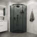 Душевое ограждение Niagara Eco NG-1009-14DT 90х90, Распашная, Стекло тонированное, Трапеция, Черный матовый Душевое ограждение Niagara Eco NG-1009-14DT 90х90, Распашная, Стекло тонированное, Трапеция, Черный матовый
