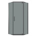 Душевое ограждение Niagara Eco NG-1009-14DT 90х90, Распашная, Стекло тонированное, Трапеция, Черный матовый Душевое ограждение Niagara Eco NG-1009-14DT 90х90, Распашная, Стекло тонированное, Трапеция, Черный матовый