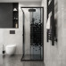 Душевое ограждение Niagara Eco NG-1009-14QBLACK 90х90, Черный матовый, Раздвижные, Стекло матовый, Квадратная Душевое ограждение Niagara Eco NG-1009-14QBLACK 90х90, Черный матовый, Раздвижные, Стекло матовый, Квадратная