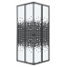 Душевое ограждение Niagara Eco NG-1010-14QBLACK 100х100, Черный матовый, Раздвижные, Стекло мозаика, Квадратная