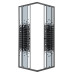 Душевое ограждение Niagara Eco NG-1010-14QBLACK 100х100, Черный матовый, Раздвижные, Стекло мозаика, Квадратная