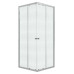 Душевое ограждение Niagara Eco NG-1010-14QMT 100х100, Хром матовый, Раздвижные, Стекло матовый, Квадратная