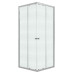Душевое ограждение Niagara Eco NG-1010-14QMT 100х100, Хром матовый, Раздвижные, Стекло матовый, Квадратная