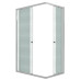 Душевое ограждение Niagara Eco NG-1012-14QMT 120х80, Хром матовый, Раздвижные, Стекло матовый, Прямоугольная