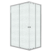 Душевое ограждение Niagara Eco NG-1018-14QMT 100х80, Хром матовый, Раздвижные, Стекло матовый, Прямоугольная