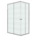 Душевое ограждение Niagara Eco NG-1018-14QMT 100х80, Хром матовый, Раздвижные, Стекло матовый, Прямоугольная
