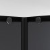 Душевая дверь Niagara Nova NG-2822-34BLACK 80х80, Черный матовый, Раздвижные, Стекло тонированный, Квадратная, Закаленное стекло