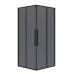 Душевая дверь Niagara Nova NG-2824-34BLACK 100х100, Черный матовый, Раздвижные, Стекло тонированный, Квадратная, Закаленное стекло