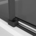 Душевая дверь Niagara Nova NG-2828-34BLACK 80х80, Черный матовый, Раздвижные, Стекло тонированный, Квадратная, Закаленное стекло
