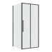 Душевое ограждение Niagara Nova NG-34-9AGR-A90GR-34 90х90, Графит матовый, Раздвижные, Стекло прозрачное, Квадратная, Закаленное стекло