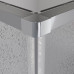 Душевая дверь Niagara Nova NG-3624-34 100х100, Хром, Раздвижные, Стекло шиншилла, Квадратная, Закаленное стекло