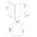 Душевая дверь Niagara Nova NG-63-10A-A80 100х80, Хром, Распашные, Стекло прозрачное, Прямоугольная, Не идет в комплекте Душевая дверь Niagara Nova NG-63-10A-A80 100х80, Хром, Распашные, Стекло прозрачное, Прямоугольная, Не идет в комплекте