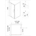 Душевая дверь Niagara Nova NG-63-11A-A100 110х100, Хром, Распашные, Стекло прозрачное, Прямоугольная, Не идет в комплекте Душевая дверь Niagara Nova NG-63-11A-A100 110х100, Хром, Распашные, Стекло прозрачное, Прямоугольная, Не идет в комплекте