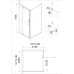 Душевая дверь Niagara Nova NG-63-8A-A70 80х70, Хром, Распашные, Стекло прозрачное, Прямоугольная, Не идет в комплекте Душевая дверь Niagara Nova NG-63-8A-A70 80х70, Хром, Распашные, Стекло прозрачное, Прямоугольная, Не идет в комплекте