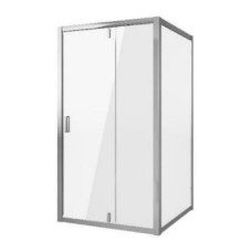 Душевая дверь Niagara Nova NG-63-9A-A70 90х70, Хром, Распашные, Стекло прозрачное, Прямоугольная, Не идет в комплекте