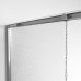 Душевая дверь Niagara Nova NG-65-13CH-CH100-34 130х100, Хром, Раздвижные, Стекло шиншилла, Прямоугольная, Закаленное стекло