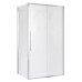 Душевая дверь Niagara Nova NG-65-13CH-CH100-34 130х100, Хром, Раздвижные, Стекло шиншилла, Прямоугольная, Закаленное стекло