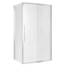 Душевая дверь Niagara Nova NG-65-9CH-CH100-34 90х100, Хром, Раздвижные, Стекло шиншилла, Прямоугольная, Закаленное стекло