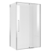 Душевая дверь Niagara Nova NG-66-10A-A100-34 100х100, Хром, Распашные, Стекло прозрачное, Квадратная, Закаленное стекло