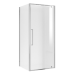 Душевая дверь Niagara Nova NG-66-8A-A80-34 80х80, Хром, Распашные, Стекло прозрачное, Квадратная, Закаленное стекло