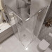 Душевая дверь Niagara Nova NG-6623-34 90х90, Хром, Раздвижные, Стекло прозрачное, Квадратная, Закаленное стекло