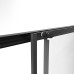 Душевая дверь Niagara Nova NG-6828-34BLACK 80х80, Черный матовый, Раздвижные, Стекло прозрачное, Квадратная, Закаленное стекло