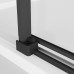 Душевая дверь Niagara Nova NG-6829-34BLACK 90х90, Черный матовый, Раздвижные, Стекло прозрачное, Квадратная, Закаленное стекло