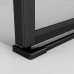 Душевая дверь Niagara Nova NG-6831-34BLACK 90х90, Черный матовый, Раздвижные, Стекло прозрачное, Квадратная, Закаленное стекло