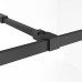 Душевая перегородка Niagara Nova NG-686-10BLACK 100х195, Стекло прозрачное, Черный матовый Душевая перегородка Niagara Nova NG-686-10BLACK 100х195, Стекло прозрачное, Черный матовый
