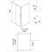 Душевая дверь Niagara Nova NG-83-10AB-A80B 100х80, Черный матовый, Распашные, Стекло прозрачное, Прямоугольная, Не идет в комплекте Душевая дверь Niagara Nova NG-83-10AB-A80B 100х80, Черный матовый, Распашные, Стекло прозрачное, Прямоугольная, Не идет в комплекте