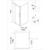 Душевая дверь Niagara Nova NG-83-8AB-A80B 80х80, Черный матовый, Распашные, Стекло прозрачное, Квадратная, Не идет в комплекте Душевая дверь Niagara Nova NG-83-8AB-A80B 80х80, Черный матовый, Распашные, Стекло прозрачное, Квадратная, Не идет в комплекте