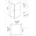 Душевая дверь Niagara Nova NG-83-8AB-A90B 80х90, Черный матовый, Распашные, Стекло прозрачное, Прямоугольная, Не идет в комплекте Душевая дверь Niagara Nova NG-83-8AB-A90B 80х90, Черный матовый, Распашные, Стекло прозрачное, Прямоугольная, Не идет в комплекте