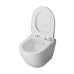 Унитаз Niagara Vista NG-9301 49,5х36,5, Подвесной, Безободковый, Овальная, Белый, Дюропласт