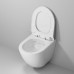 Унитаз Niagara Vista NG-9301 49,5х36,5, Подвесной, Безободковый, Овальная, Белый, Дюропласт