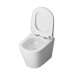 Унитаз Niagara Vista NG-9302 49,5х36,5, Подвесной, Безободковый, Овальная, Белый, Дюропласт