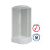 Душевая кабина Niagara Promo P90/80/26L/MT 90х80, Белый, Стекло матовый, Асимметричная, Авс пластик