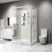 Душевой поддон Niagara Standart ST120/90/15Q/BK 120х90, Прямоугольная, Белый, Abs пластик, Стекло прозрачное