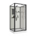 Душевой поддон Niagara Standart ST80/15Q/BL/BK 80х80, Квадратная, Черный матовый, Abs пластик, Стекло прозрачное