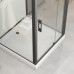 Душевой поддон Niagara Standart ST80/15Q/BL/BK 80х80, Квадратная, Черный матовый, Abs пластик, Стекло прозрачное