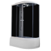 Душевая кабина Parly Classic Эконом EC1221L 120х80, Белый, Стекло черный, Угловая-асимметричная, ABS-пластик