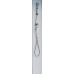 Душевая кабина Parly Classic Эконом ECM921 90х90, Белый, Стекло черный, Четверть круга, ABS-пластик