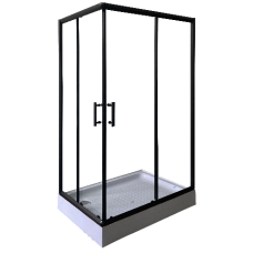 Душевая кабина Parly Effect EF1221R 120х80, Белый, Стекло матовый, Угловая-асимметричная, ABS-пластик