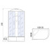 Душевая кабина River DESNA XL 120/90/44 MT R, 120×90 см, высокий поддон, правая Душевая кабина River DESNA XL 120/90/44 MT R, 120×90 см, высокий поддон, правая