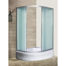 Душевое ограждение River DON XL 120/90/24 MT R 10000008320, Раздвижная, Асимметричная, Правая, Хром