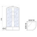 Душевая кабина River DUNAY 90/44 MT, 90×90 см, высокий поддон, универсальная Душевая кабина River DUNAY 90/44 MT, 90×90 см, высокий поддон, универсальная