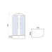Душевая кабина River DUNAY XL 100/80/44 MT R, 100×80 см, высокий поддон, правая Душевая кабина River DUNAY XL 100/80/44 MT R, 100×80 см, высокий поддон, правая