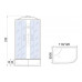 Душевая кабина River DUNAY XL 120/80/44 TH L, 120×80 см, высокий поддон, левая Душевая кабина River DUNAY XL 120/80/44 TH L, 120×80 см, высокий поддон, левая